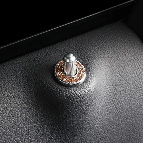 4 dona Bling Ichki Avtomobil Eshigi Qulfi Qopqog'i Stikerlari, Rhinestones Tortish Rod Bolt Bezagi, Ayollar Qizlar uchun Kristalli Avto Dekallar, C Class C200L GLC260 C260L uchun Yorqin Avtomobil Eshigi Qulfi Pin Qopqoqlari - 5