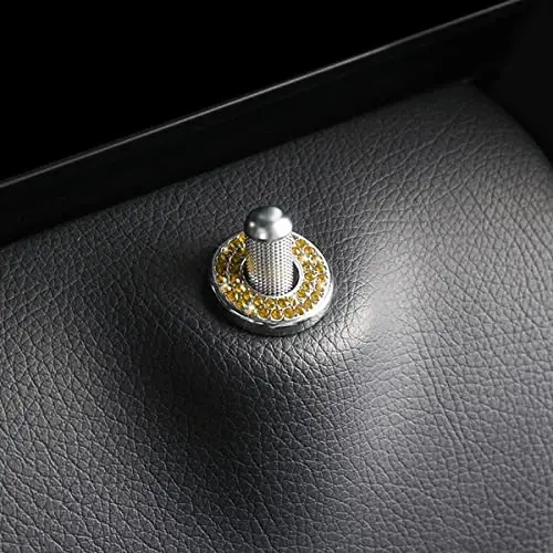 4 dona Bling Ichki Avtomobil Eshigi Qulfi Qopqog'i Stikerlari, Rhinestones Tortish Rod Bolt Bezaklari, Ayollar Qizlar uchun Kristall Avto Yelimlar, C Class C200L GLC260 C260L uchun Yaltiroq Avtomobil Eshigi Qulfi Pin Qopqoqlari - 5