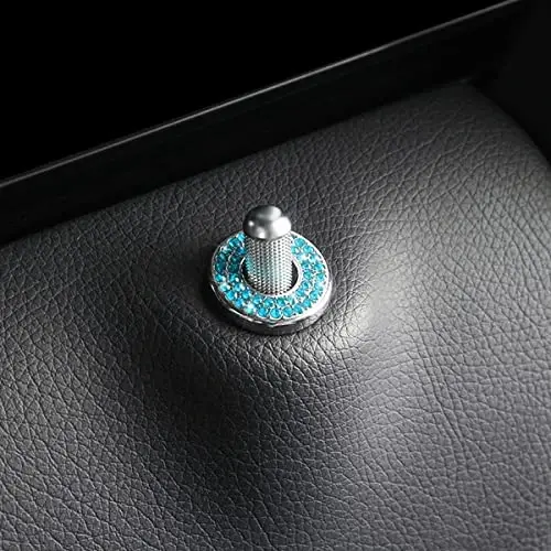4 dona Bling Ichki Avtomobil Eshigi Qulfi Qopqog'i Stikerlari, Rinestones Tortish Tuyoqli Bolt Bezaklari, Ayollar Qizlar uchun Kristalli Avto Dekallar, C Class C200L GLC260 C260L uchun Yaltiroq Avtomobil Eshigi Qulfi Pin Qopqoqlari - 5