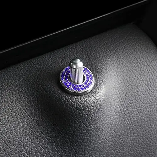 4 dona Bling Ichki Avtomobil Eshigi Qulfi Qopqoqlari Stikerlari, Rinstones Tortish Rod Bolt Bezaklari, Ayollar Qizlar uchun Kristalli Avto Dekallar, C Class C200L GLC260 C260L uchun Yaltiroq Avtomobil Eshigi Qulfi Pin Qopqoqlari - 5