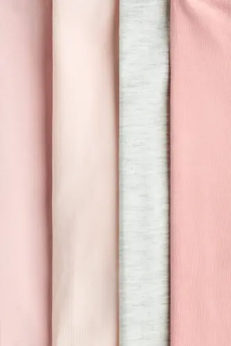 4 dona paxta jersey leggins - H&M (1)