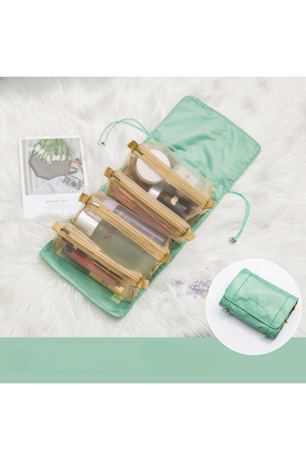 4-in-1 Compartment Foldable Makeup Bag Women Multifunctional Storage Bag - 20