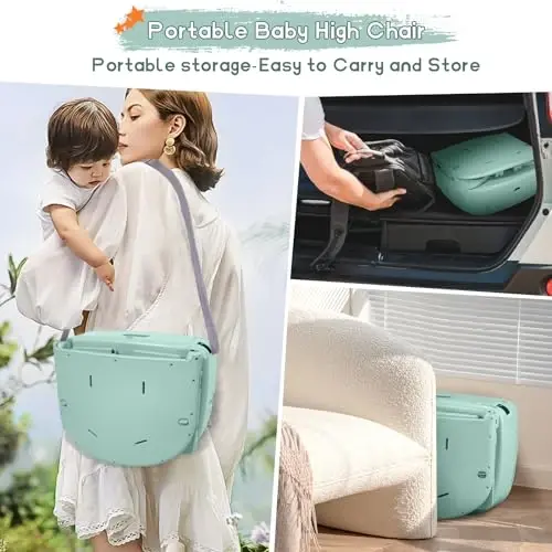 4-in-1 Portable Baby High Chair - 4