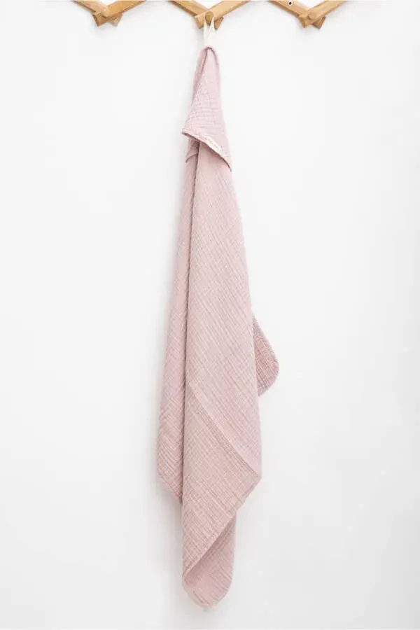 4 Kat Müslin Kundak 75x75cm - Pembe-NoColor - 1