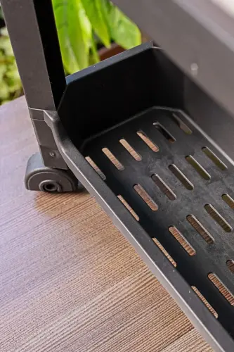 3 Katlı Slim Tekerlekli Banyo Rafı Çok Amaçlı Raf Ünitesi Mutfak Rafı Dolap Düzenleyici Organizer - Siyah - 1