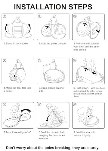 4 kishilik oson ochiladigan chodir suv o'tkazmaydigan avtomatik o'rnatiladigan 2 eshikli - Kamp, piyoda yurish va sayohat qilish uchun tezkor oilaviy chodirlar - 6