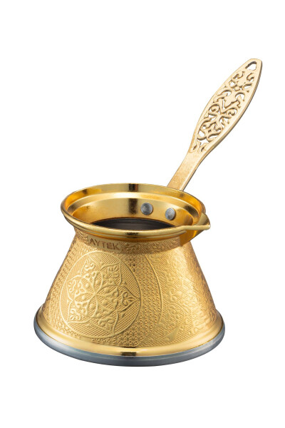 4 KİŞİLİK İNOX UYUMLU DÖKÜM CEZVE-ALTIN 