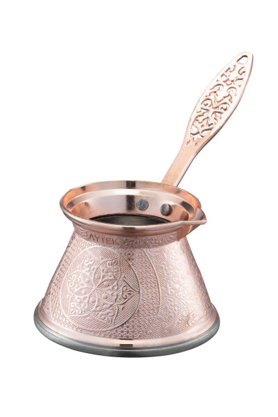 4 KİŞİLİK İNOX UYUMLU DÖKÜM CEZVE-ROSE GOLD 