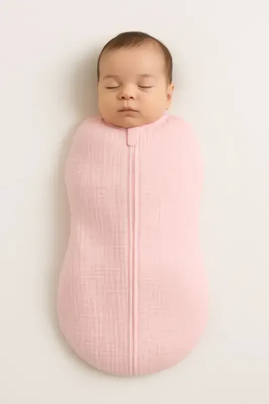 4 Layer 100% Cotton Anti-Allergic Bamboo Muslin Swaddle - 1