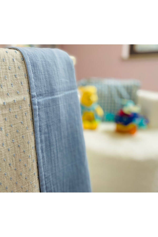 4 Layer 100% Cotton Double Sided Muslin Baby Blanket - 2