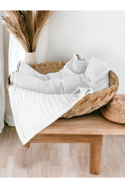 4 Layer Muslin Blanket Baby Blanket Organic Cotton Multi-Purpose Cotton Muslin Blanket Swaddle Blanket 