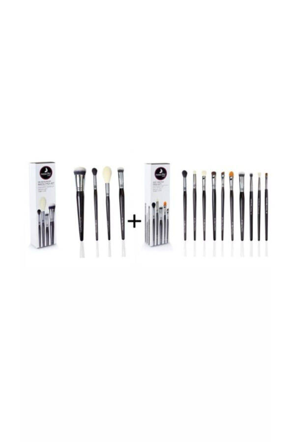 4 Most Loved Makeup Brush Set + 10 Piece Eye Makeup Brush Set - 7