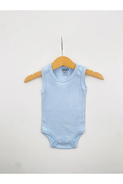 4-Pack 100% Cotton Stretch Interlock Baby Bodysuit - 4