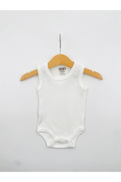 4-Pack 100% Cotton Stretch Interlock Baby Bodysuit - 5
