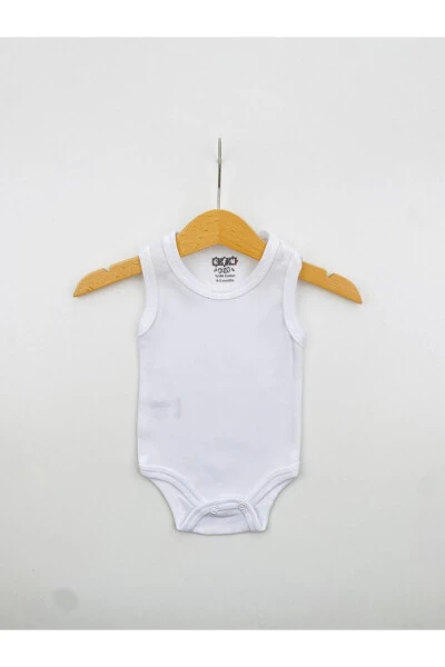 4-Pack 100% Cotton Stretch Interlock Baby Bodysuit - 7