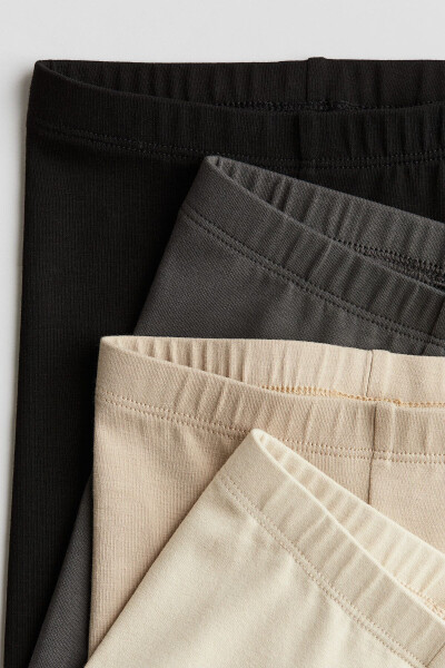 4-pack cotton jersey leggings - 2