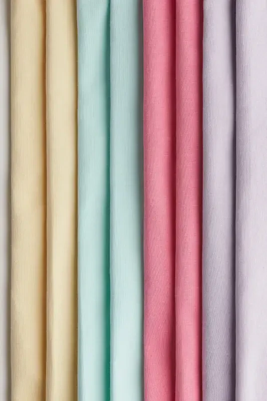 4-Pack Cotton Jersey Leggings - Pink/Turquoise - 2