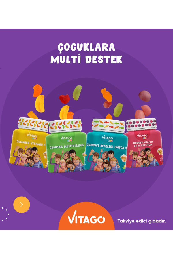 4 Pack Kids Gummies Vitamin Set - 2