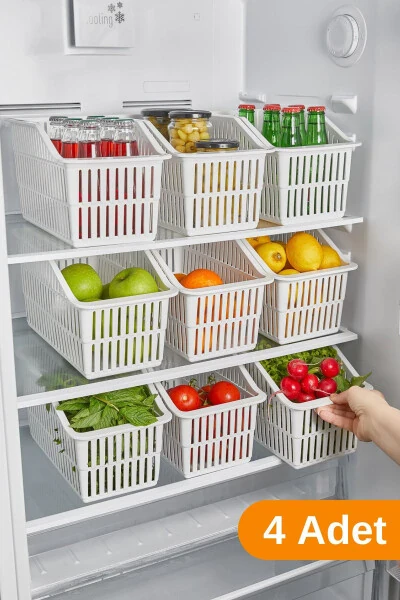 4 Pack - Refrigerator / Cabinet Organizer - ESTİ