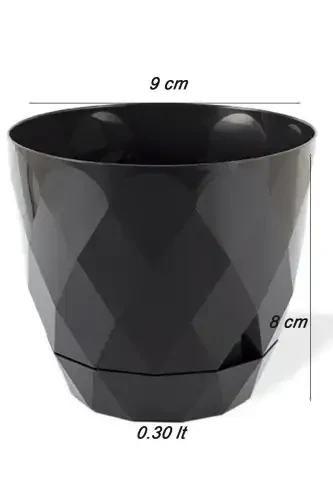 4 Pcs Mini Size 4 Bright Color Cactus Succulent And Flower Pot Set Yakamoz No 0-0 N0 - TEMMUZ HOME (1)