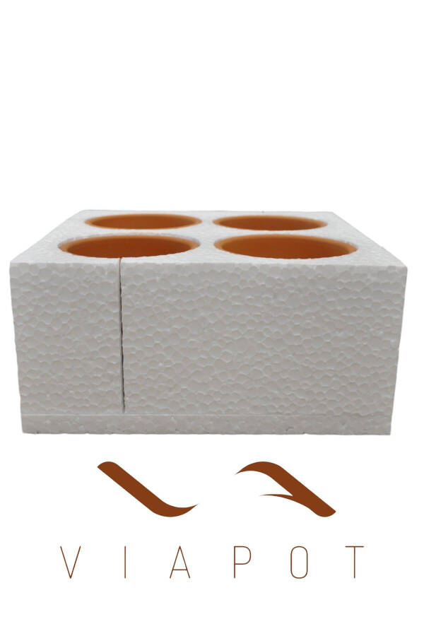 4 Pcs Small Tokyo Terracotta Pot with Saucer 11x10cm 500ml - 4