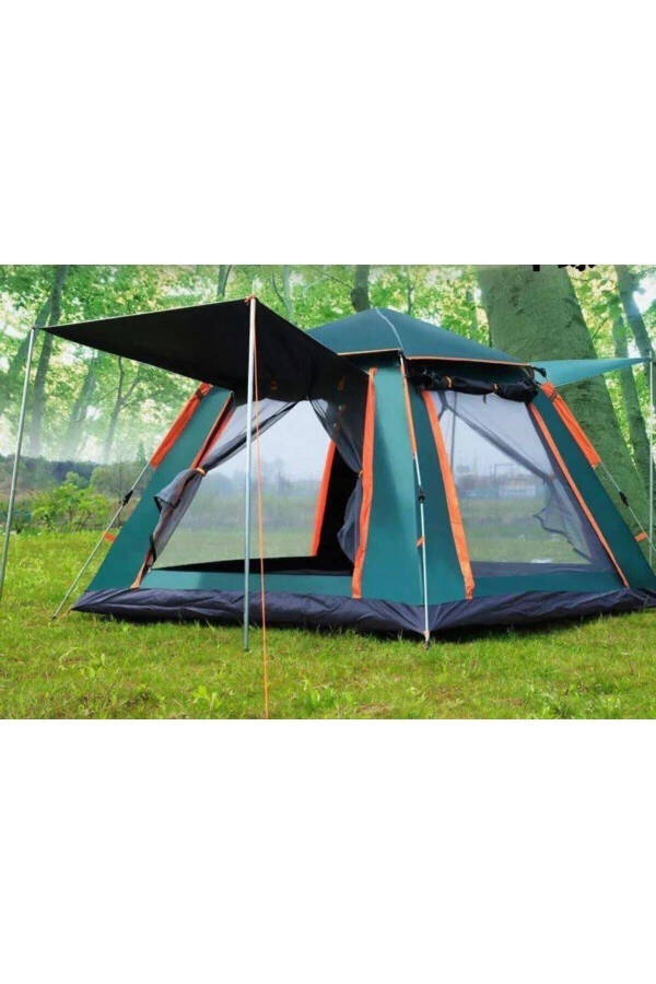 4 Person Automatic Awning Camping Tent Portable Anti-uv Waterproof Outdoor Beach Picnic Tent - 3