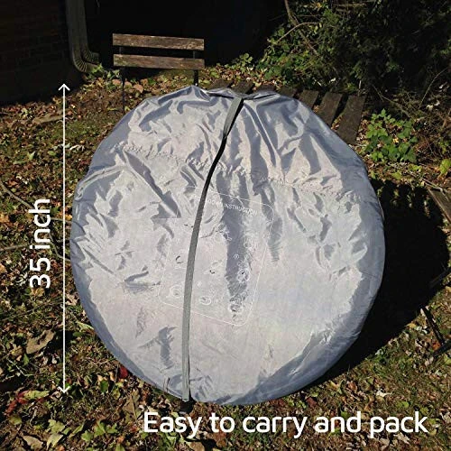 4 Person Easy Pop Up Tent, 9.5’X6.6’X52'',Waterproof, Automatic Setup,2 Doors-Instant Family Tents for Camping, Hiking & Traveling - 6