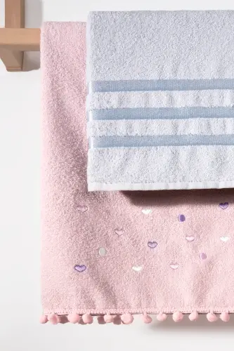 4 Piece Bath and Hair Towel Set - Bath Set | Soft, Fast Drying and Durable - 3