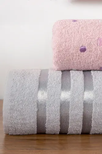 4 Piece Bath and Hair Towel Set - Bath Set | Soft, Fast Drying and Durable - 4