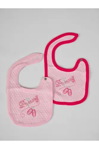 4-Piece Bib Set, Baby Girl Bibs, 100% Cotton - BEBELLA (1)