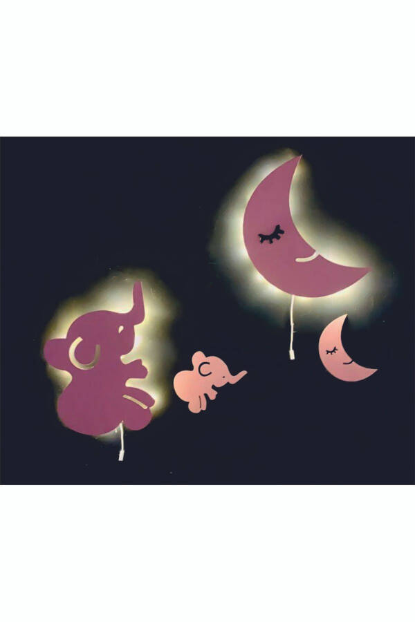 4 Piece Cloud 2 Piece Balloon Baby Room Kids Room Lighting Decoration Set - 1