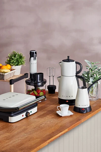 4-Piece Cream Electric Dowry Set - SINBO