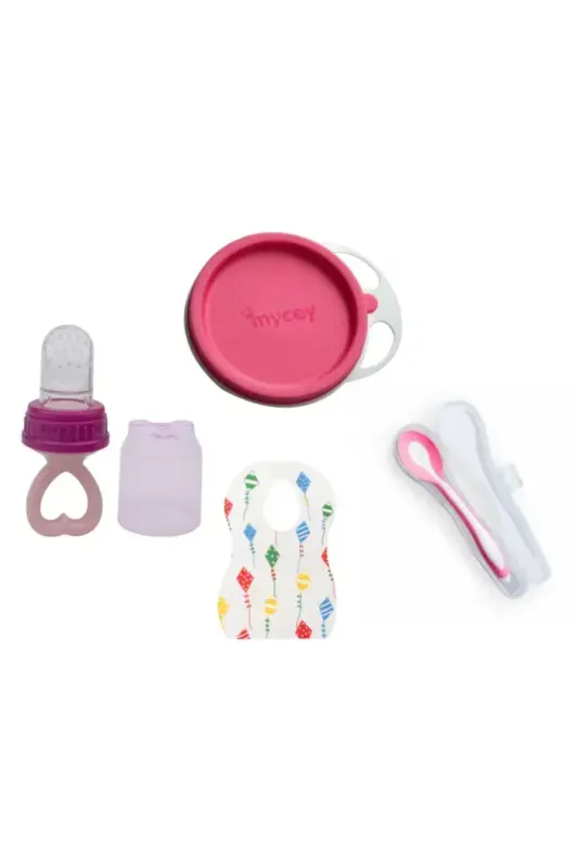 4-Piece Feeding Set (Food Bowl + Boxed Food Container) - 1