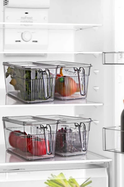 4-Piece Lidded Handle Strainer Cabinet Organizer - Modazone (1)