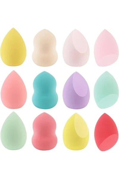 4-Piece Makeup Sponge Set with Plastic Case - DR. CIVANA