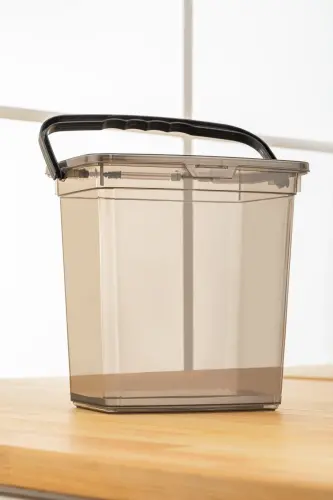 4-Piece Set Labeled Lidded Detergent Storage Container - Portable Tablet Detergent Storage Box Platinum - 3