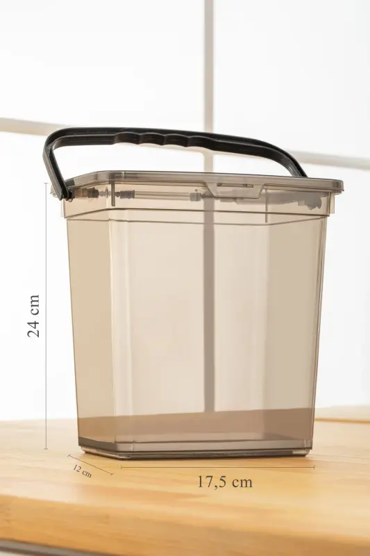 4-Piece Set Labeled Lidded Detergent Storage Container - Portable Tablet Detergent Storage Box Platinum - 2