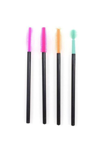 4-Piece Silicone Eyebrow & Mascara Set + 4-Piece Eyebrow & Eyelash Shaping Brush Set - 2