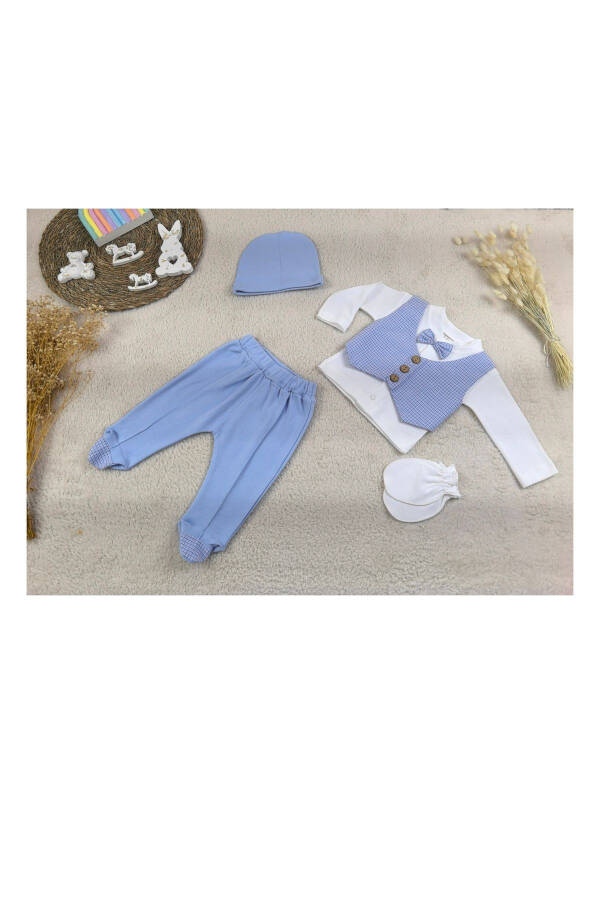 4-Piece Vest Bodysuit Set - 1