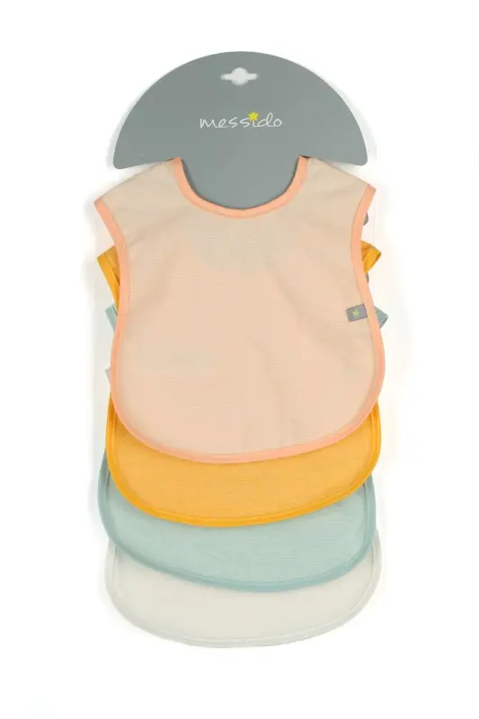 4-Piece Waterproof Bibs 0-2 Years - 1