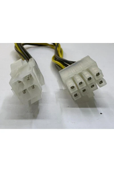 4 pin 8 pin çevirici 4 pin 8 pin anakart power çevirici 4 pin power 8 pin power çevirici 30 cm. - 4