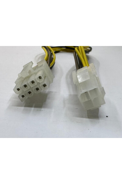 4 pin 8 pin çevirici 4 pin 8 pin anakart power çevirici 4 pin power 8 pin power çevirici 30 cm. - 9