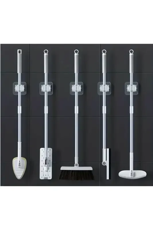 4 Practical Brush Mop Broom Mop Organizer Hanger - 5
