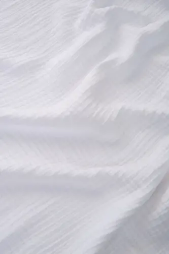 4 Qavatli Muslin Chaqaloq Xandaqi 75x75sm - Oq - Oq - 3