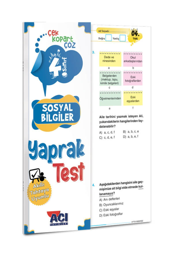 4-sinf Barcha Fanlar Varaq Test To'plami - 11