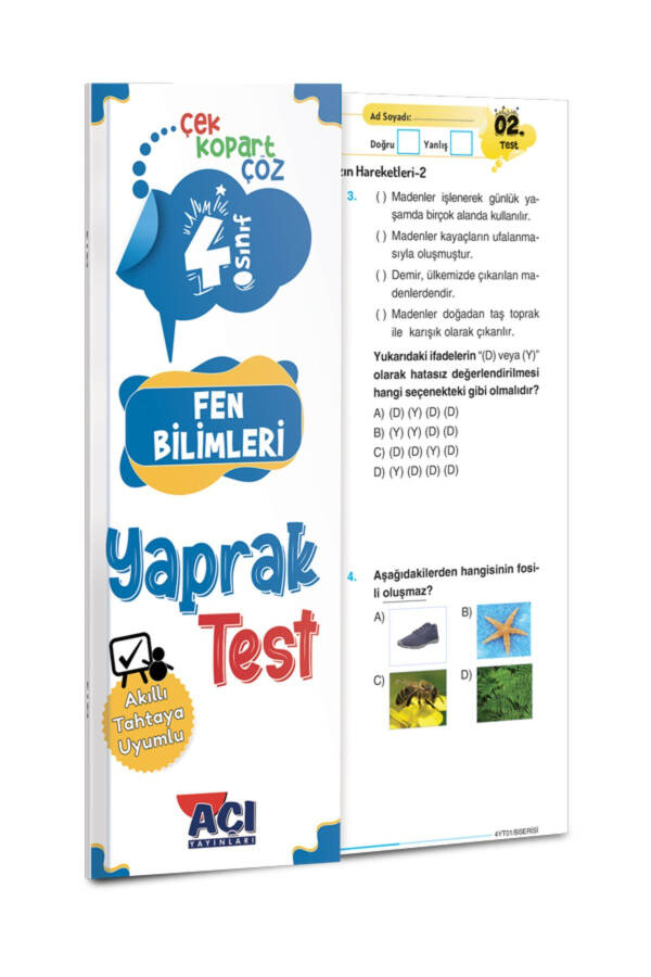 4. Sınıf Tüm Dersler Yaprak Test Seti - 10