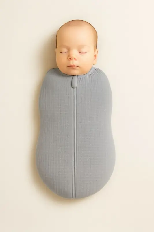 4-слойный хлопковый антиаллергенный муслиновый конверт - BABYS FIELD