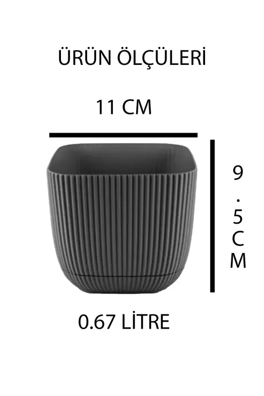 4 шт. квадратных разноцветных коралловых горшка для кактусов и суккулентов №2 - КВАДРАТ №2 - 2