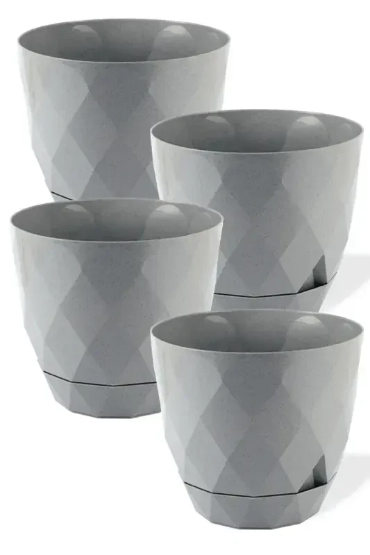 4 Шт. Мини Размер 4 Ярких Цветных Кактуса Суккулента И Цветочного Горшка Набор Якамоз № 0-0 N0 - 5