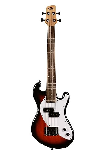 4-струнная цельнокорпусная бас-гитара U-BASS Tobacco Burst - Kala Brand Music Co. (1)
